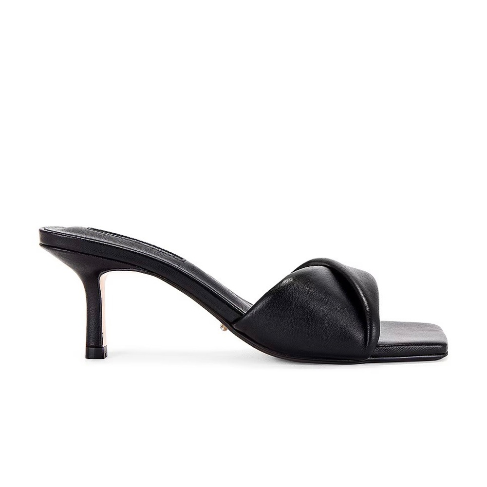 Tony Bianco Black Heeled Sandals - Picture 2 of 9
